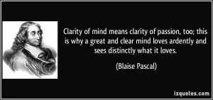 Clarity Quote