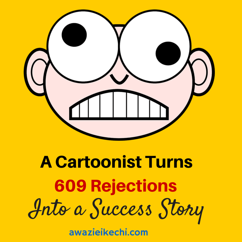 catoonist turn rejection to success